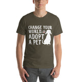 Change Your World T Shirt GreatmyPet Army S 