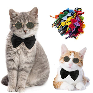 Adjustable Cat Bow Ties Cat Accessories GreatmyPet 