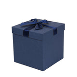 Birthday Blue Square Gift Box GreatmyPet High-grade art paper 20*20*20+ tote bag 