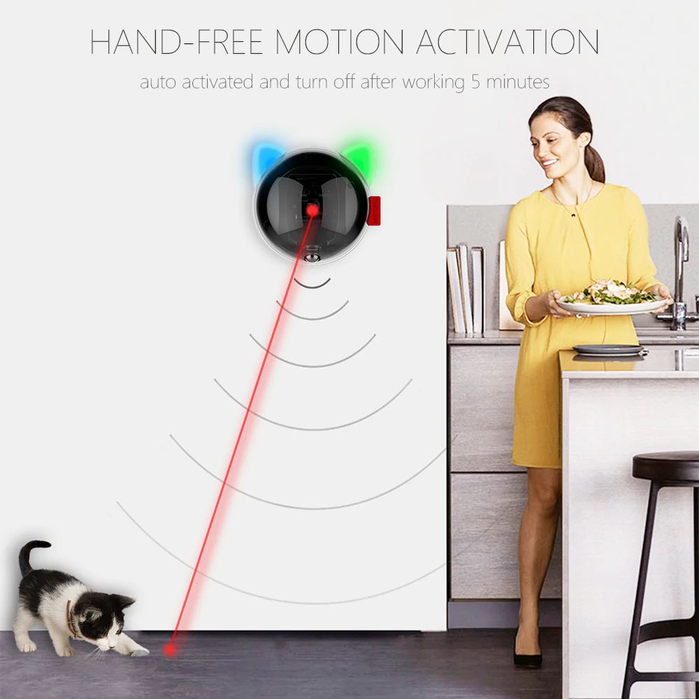 Hand-Free Pet Toy Laser - More Fun More All Cat Toys GreatmyPet 