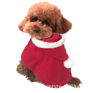 Adorable Santa Claus Pet Clothes. Dog Hoodies GreatmyPet 