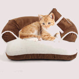 Velvet Sofa Bed For Pet Houses, Kennels & Pens GreatmyPet 