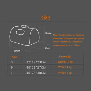 Classics Pet Carrier Travel Bag. Dog Carriers GreatmyPet 