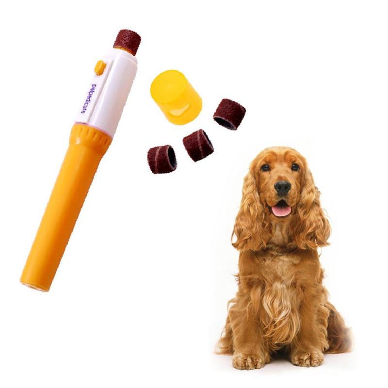 Pet Electric Pedicure Tool Care Automatic Pets Grinder File Dog Puppy Cat Paw Claw Toe Nail Grinder Grooming Trimmer Clipper Dog Nail Clippers GreatmyPet 
