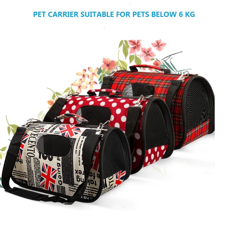 Classics Pet Carrier Travel Bag. Dog Carriers GreatmyPet 