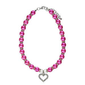 Dog Collar Heart Pendant. Special Edition. Dog Accessories GreatmyPet Purple L 