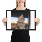 Custom Photo - Pet Framed poster GreatmyPet Black 12×18