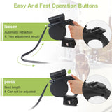 Dog leash with LED Flashlight + Bag Dispenser Dog Accessories GreatmyPet 