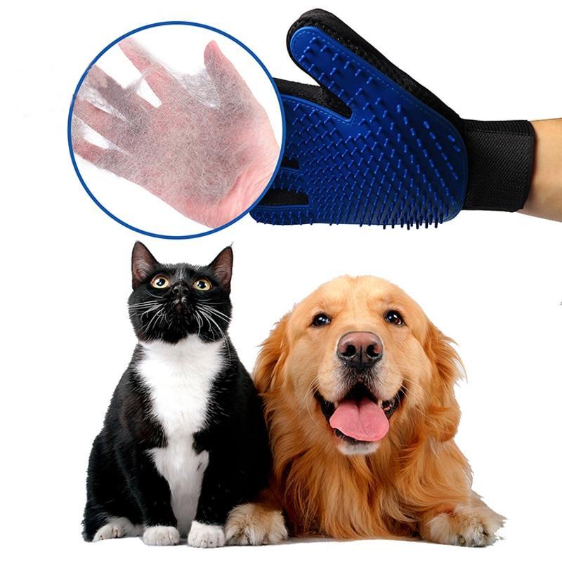 Pet Grooming Glove. Gentle, Efficient and Enhanced. GreatmyPet 