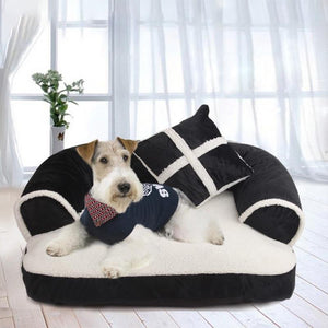 Velvet Sofa Bed For Pet Houses, Kennels & Pens GreatmyPet 