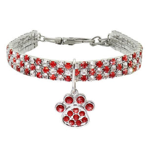 Pet Crystal Collar. One Of A Kind Collars GreatmyPet Red Palm L 30CM China