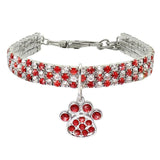 Pet Crystal Collar. One Of A Kind Collars GreatmyPet Red Palm L 30CM China