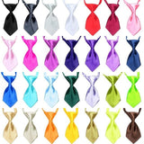 Fashionable And Trendy Dog Neck Ties Dog Accessories GreatmyPet Mix Solid Colors 100 Pcs 