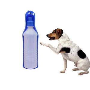 Portable Water Bottle Pets for Outdoor and Travel. Dog Feeding GreatmyPet Blue 