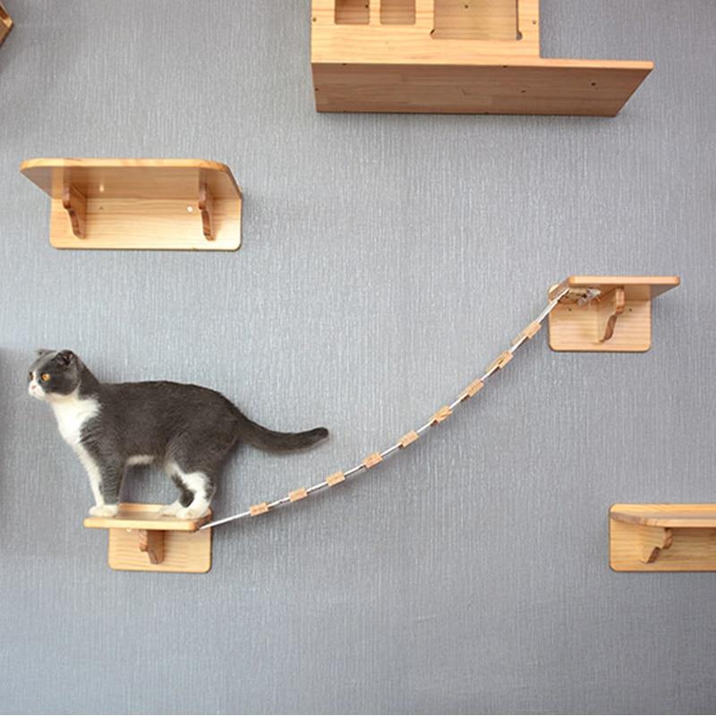 Cat Wooden Jumping Platforms Cat Lovers GreatmyPet 