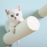 Wall-Mounted Sisal Scratching Post Cat Lovers GreatmyPet 