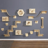 Cat Wooden Jumping Platforms Cat Lovers GreatmyPet 