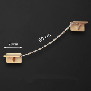 Cat Wooden Jumping Platforms Cat Lovers GreatmyPet Bridge 