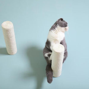 Wall-Mounted Sisal Scratching Post Cat Lovers GreatmyPet 