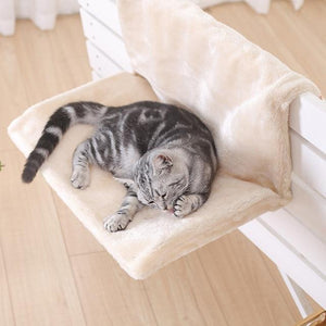 Sneuzy-Portable Cat Hammock GreatmyPet Beige 