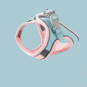 PawTrav-Walking Cat Harness GreatmyPet Pink M 