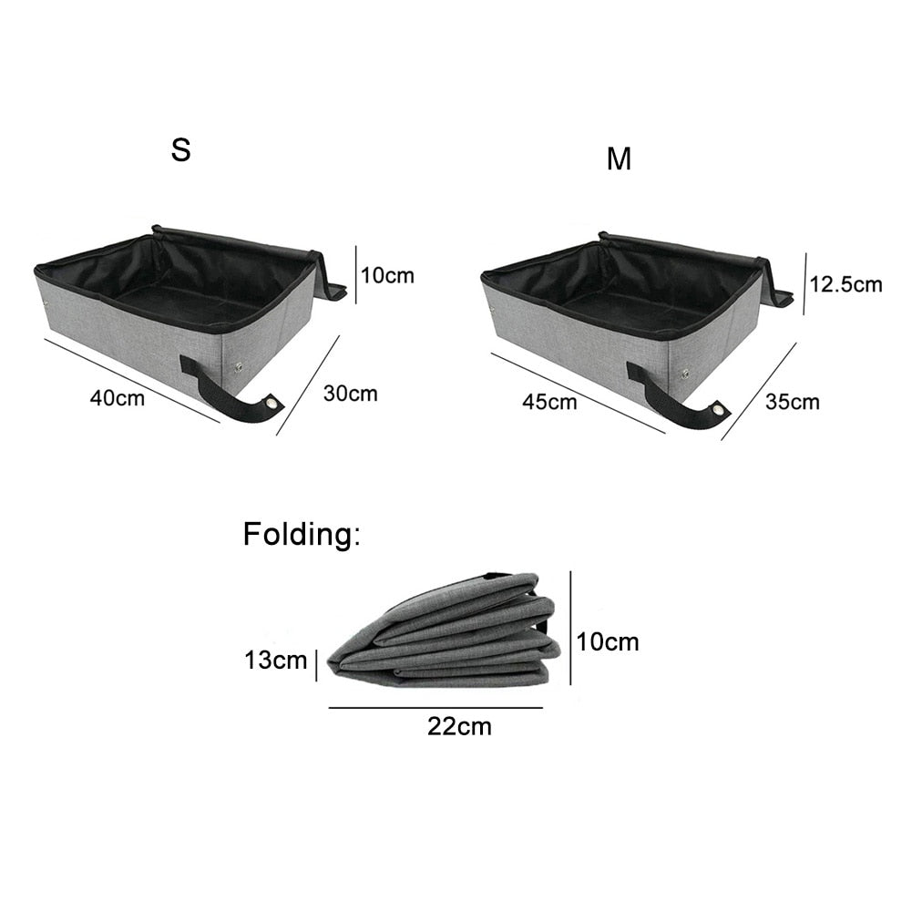 Foldable Cat Litter Box Cat Accessories GreatmyPet 