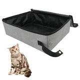 Foldable Cat Litter Box Cat Accessories GreatmyPet 