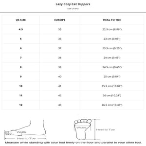 Lazy Cozy Cat Slippers Cat Lovers GreatmyPet 