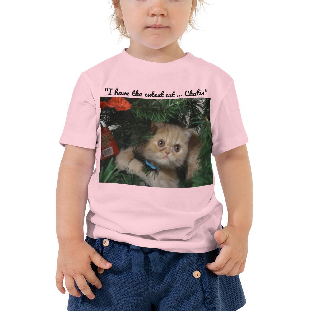 Custom Photo - Pet Printed Toddler Short Sleeve Tee GreatmyPet Pink 2T 