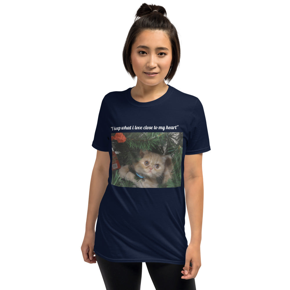 Custom Photo - Pet Short-Sleeve Unisex T Shirt GreatmyPet Navy 2XL 