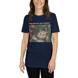 Custom Photo - Pet Short-Sleeve Unisex T Shirt GreatmyPet Navy S 