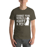 Change Your World T Shirt GreatmyPet Army S 