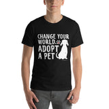 Change Your World T Shirt GreatmyPet Black XS 