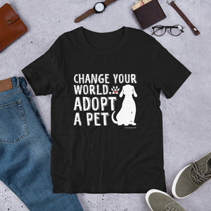 Change Your World T Shirt GreatmyPet 