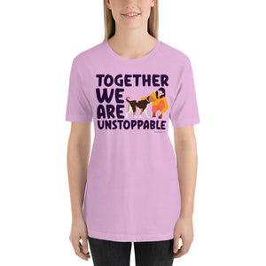Together we are T-Shirt GreatmyPet Lilac S 