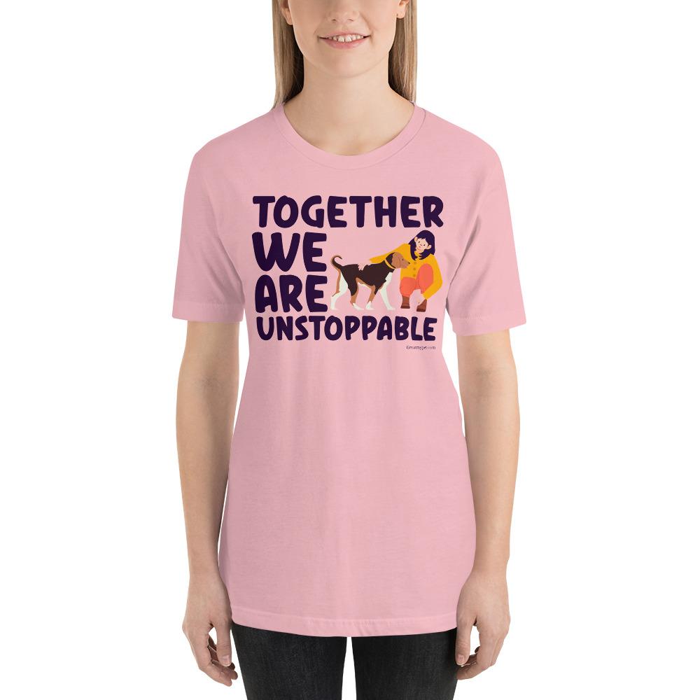 Together we are T-Shirt GreatmyPet Pink S 