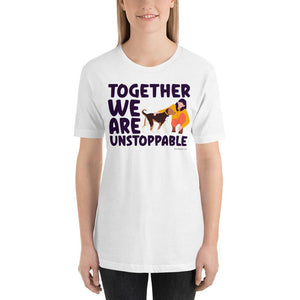 Together we are T-Shirt GreatmyPet White XS 