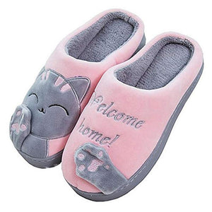 Cartoon Cat Slippers GreatmyPet Pink 36-37 